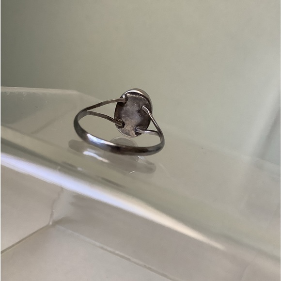 TLC new vintage tiger eye silver ring (squished) - Picture 10 of 15